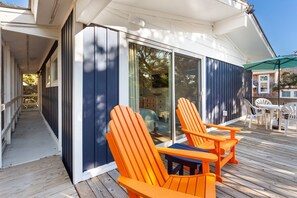 Sit out on the deck with a warm cup of coffee and soak up the fresh breezes.