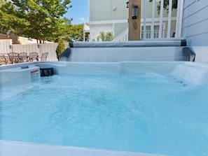 Relax in the gorgeous bubbly Hot Tub!