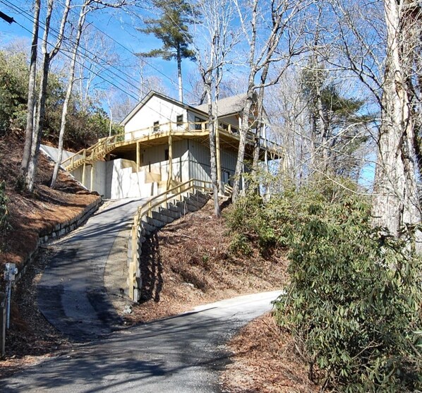 The Owlery and the driveway