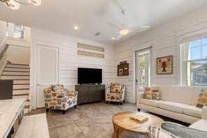Living room 1: Smart TV, central heat with A/C
