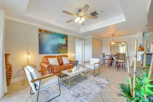Orlando Vacation Rental | 2BR | 2BA | 947 Sq Ft | 3 Flights of Stairs Required