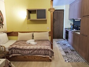 Furniture, Wood, Floor, Interior Design, Flooring, Bed, Bedroom, Bed Sheet, Room, Linens