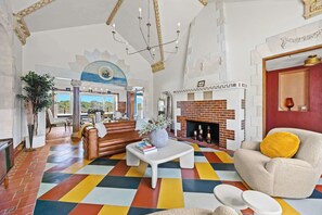 Living Room: Cozy comfort meets modern style — unwind in this bright and inviting Airbnb living room, perfect for relaxing after a day of exploring.