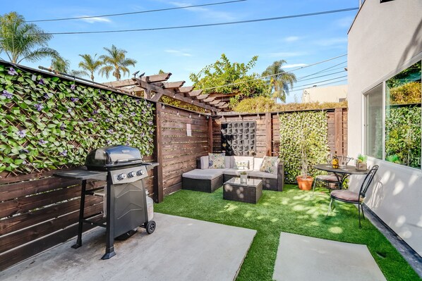Private Patio Exclusive to Guest House Guests
