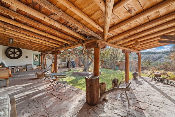 Tons of outdoor living space