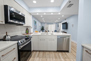 Fully Equipped Kitchen with Stainless Steel Appliances