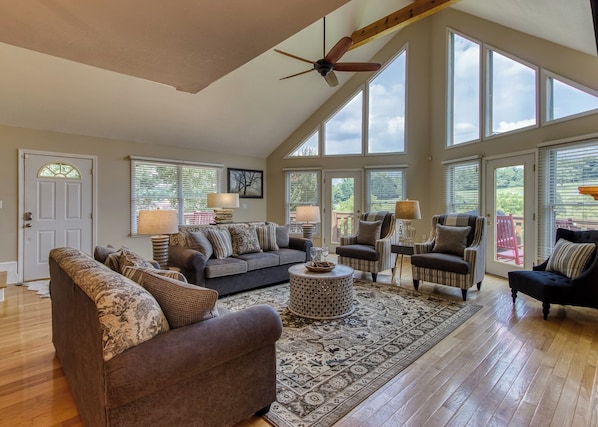 Living room with View