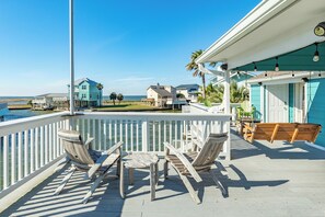Enjoy great views from the main level deck
