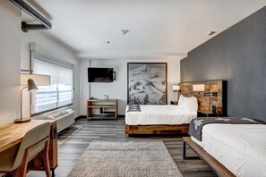 Bright and inviting room with a cozy ambiance, thoughtfully designed for both relaxation and functionality.