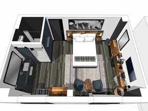 Smart and efficient floor plan maximizing comfort and style, creating the ideal getaway experience.