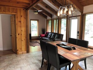 Dining table and living room (2)