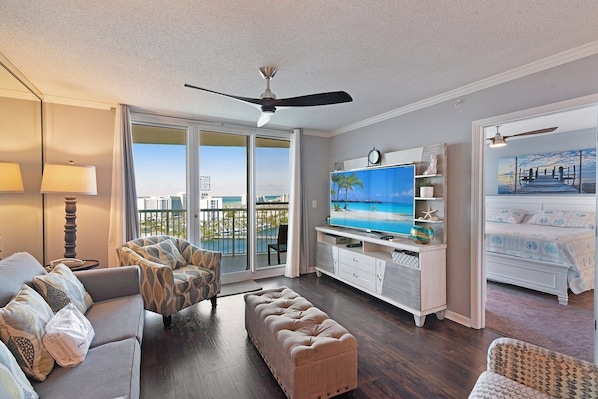 Ceiling Fan, Furniture, Indoors, Living Room, Room
