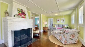 Living Room with Fireplace