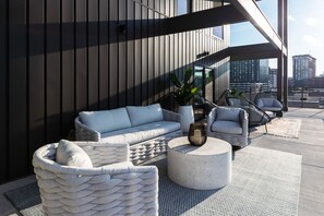 Relax and unwind in your private outdoor oasis, directly accessible from the primary bedroom.