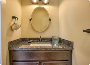 half bath (downstairs)