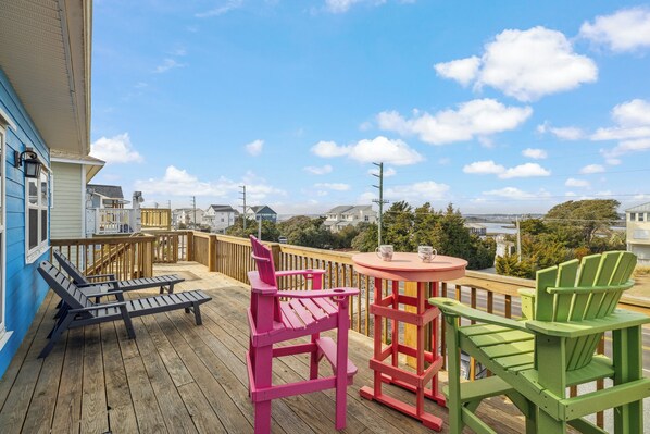 Plenty of Deck Options to Enjoy Sunrises and Sunsets