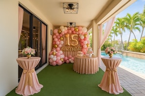 Guest Birthday Celebration (house is listed undecorated)