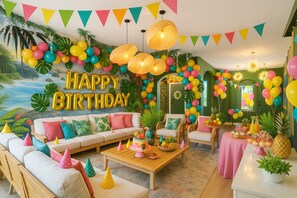 Guest Birthday Celebration (house is listed undecorated)