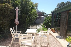 Sunny courtyard