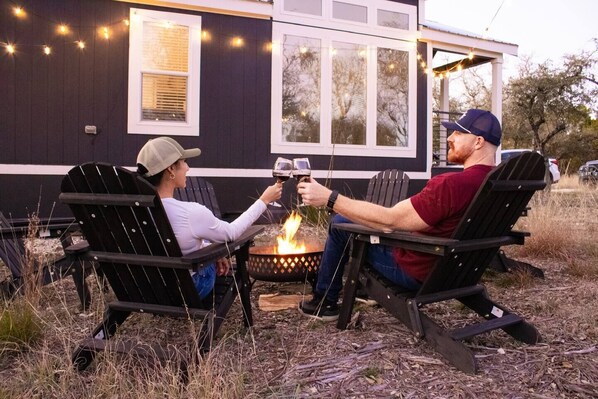 Make memories by the fire