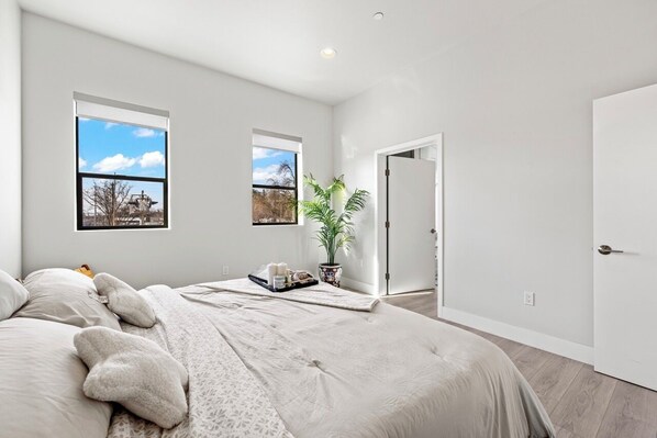 Experience the ultimate luxury and comfort in the master bedroom.
