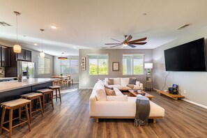 Open layout makes it easy for your group to connect.
