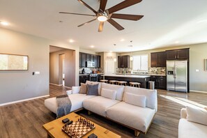 Modern, organic design.