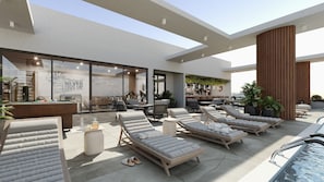 Takterrasspool