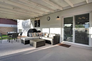 Comfortable and inviting outdoor seating.