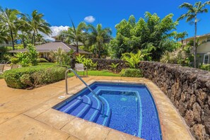 Enjoy a refreshing dip in the hot tub, the perfect spot to unwind after a day of adventure.