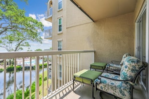 Private Balcony with Ocean Views at 301 Barrington Arms