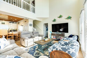 Enjoy family movie nights after a day at the beach