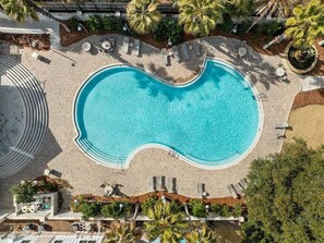 Community pool for non-beach days