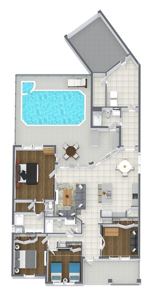 Floorplan of the Villa