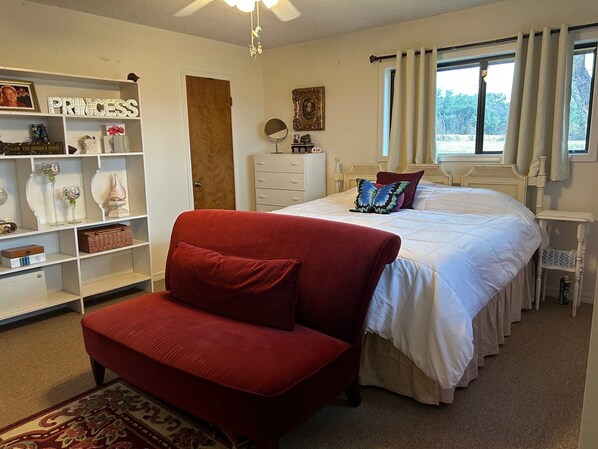 Safe, clean, beautifully decorated, new $3000 Sealy mattress for BEST  sleep!