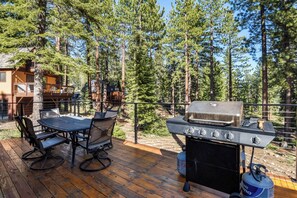 Gas Grill on the Deck