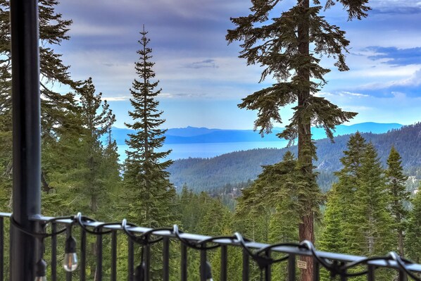 Spectacular views from the balcony