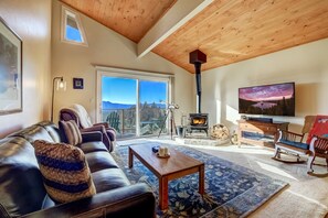 Living room with views