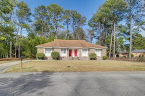Duplex Exterior | Fenced Backyard