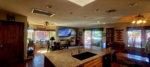 Open floorplan lots of natural light
