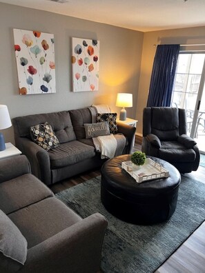 Living Room with sofa bed