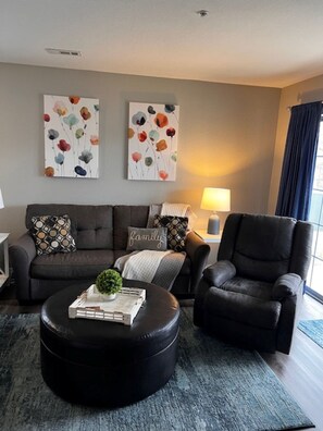 Living Room with sofa bed