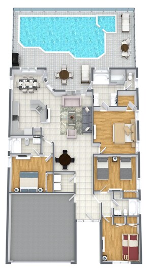 Floorplan of the Villa