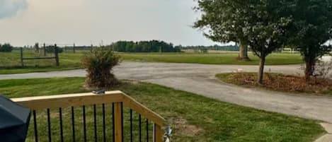 Beautiful view from the back deck.