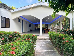 Front walkway of Tropical Zen