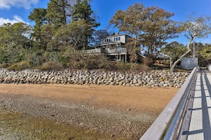 View of the house from the shared dock