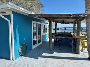 back of house facing river