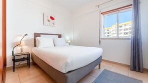 Tranquil master bedroom with a plush double bed for restful nights #tranquil #portugal #pt #albufeira