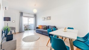 Bright and cozy lounge area with access to a private balcony. Perfect for relaxation #bright #cozy #portugal #pt #albufeira