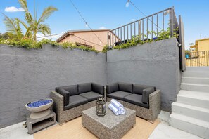 Outdoor living space.